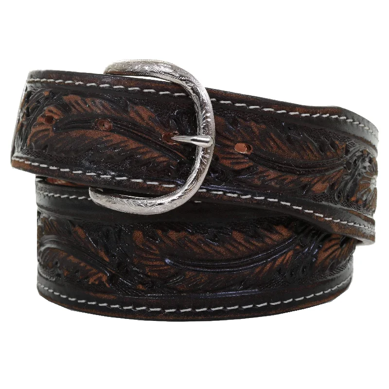 women’s belt with tassel detail -B1065 - Brown Vintage Belt