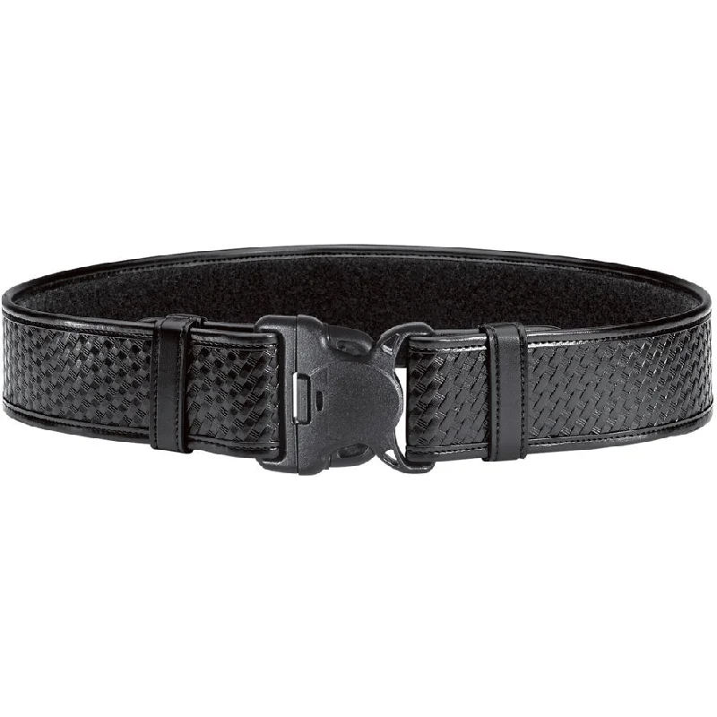 premium leather belt with silver buckle -7950 - Duty Belt, 2.25" (58mm)