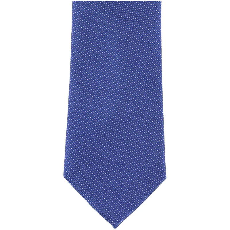 high-quality necktie brands for business-Club Room Mens Dotted Self-tied Necktie, Blue, One Size - One Size