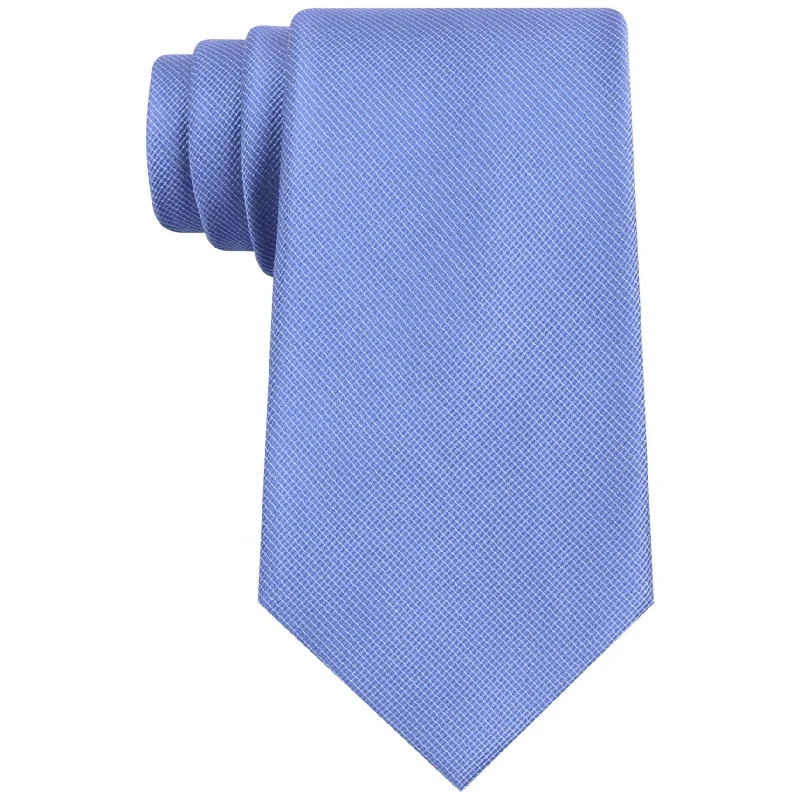 silk ties for office interviews-Club Room Mens Polka Do Self-tied Necktie, Blue, One Size - One Size