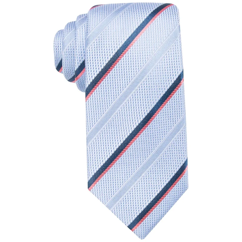 affordable designer silk neckties-Countess Mara Mens Stripe Self-Tied Necktie - Classic (57 To 59 in.)