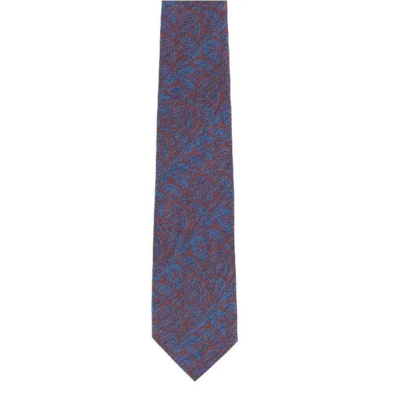 premium necktie options for formal wear-CTM Men's Paisley Print Tie - one size