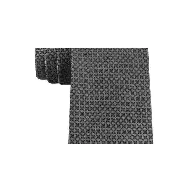 designer necktie collections for men-Kenneth Cole Men's Abstract Print Iridescent Geo Slim Neck Tie Gray Size One Size