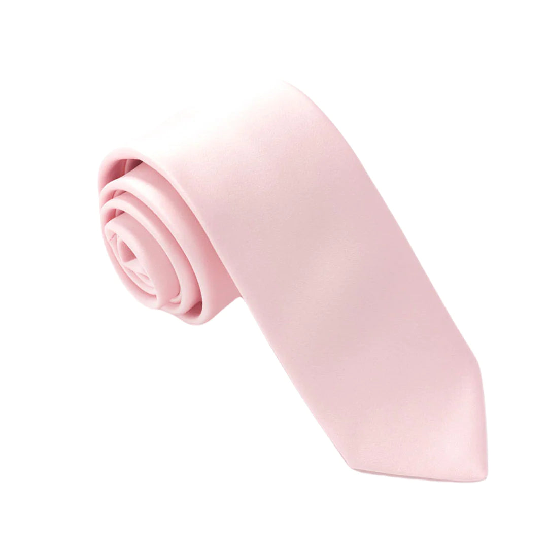 luxury necktie designs for business wear-Light Pink