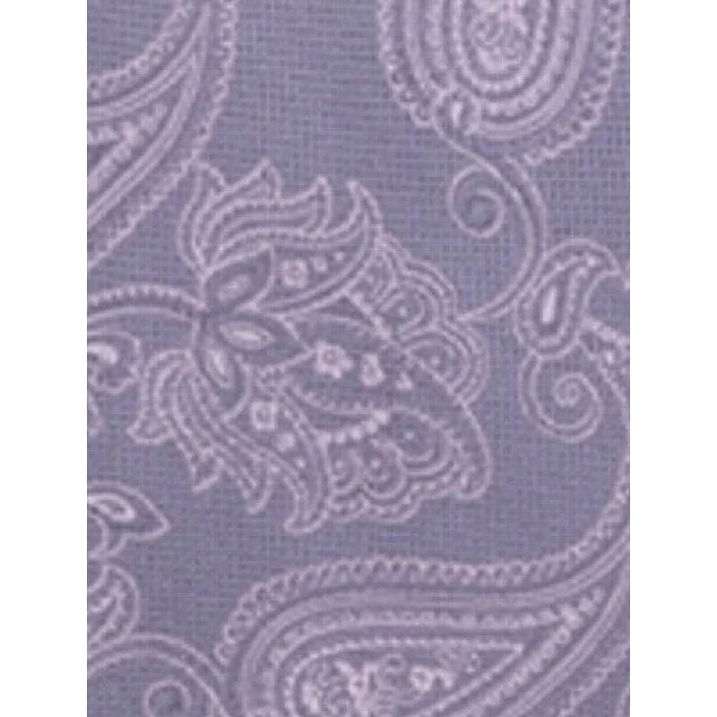 unique designer ties for business-Michael Kors Men's Perfect Movement Paisley Tie Gray One Size