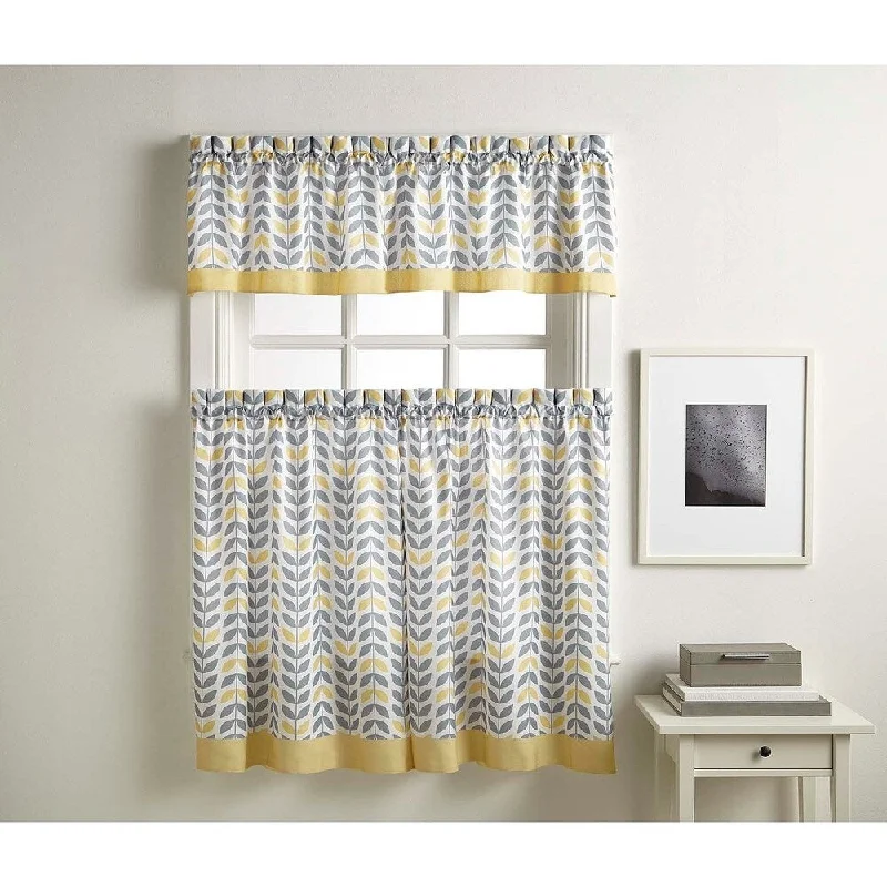 business silk tie sets for men-Savannah Valance and Tier Curtain Collection