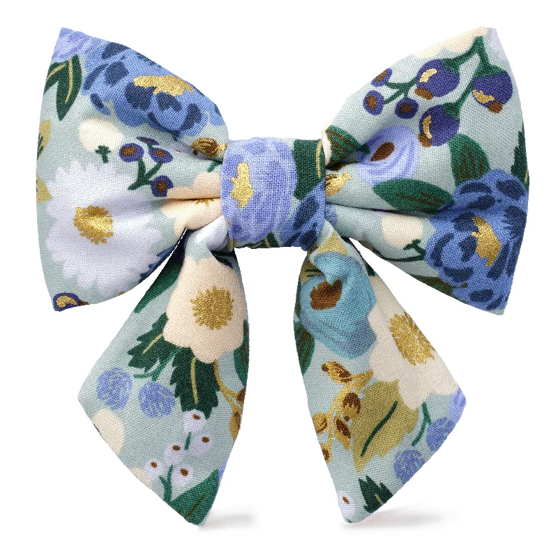 premium office silk necktie combinations-Rifle Paper Co. x TFD Vintage Blossom Lady Dog Bow