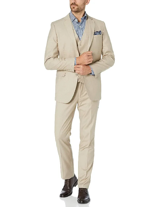 Men's designer wedding tuxedo jacket -Adam Baker Men's Classic Fit 3-Piece (Jacket, Vets, Trousers) Vested Suit Set - Many Sizes & Colors Available