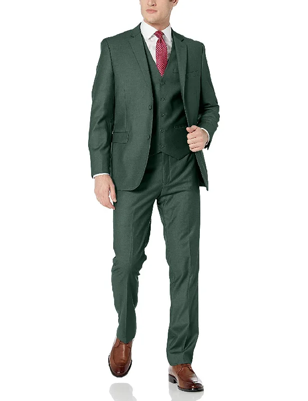 Men's tailored velvet business tuxedo -Adam Baker Men's Classic Fit 3-Piece (Jacket, Vets, Trousers) Vested Suit Set - Many Sizes & Colors Available