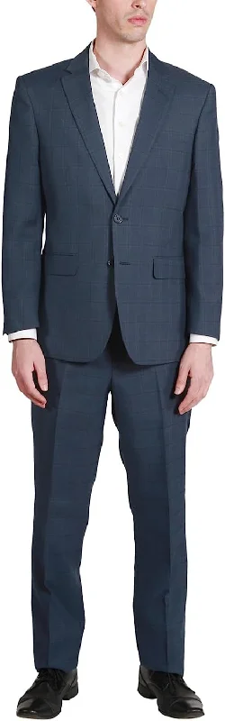 Men's business event tuxedo jacket -Adam Baker Men's Regular Fit 2-Piece Single Breasted Suit