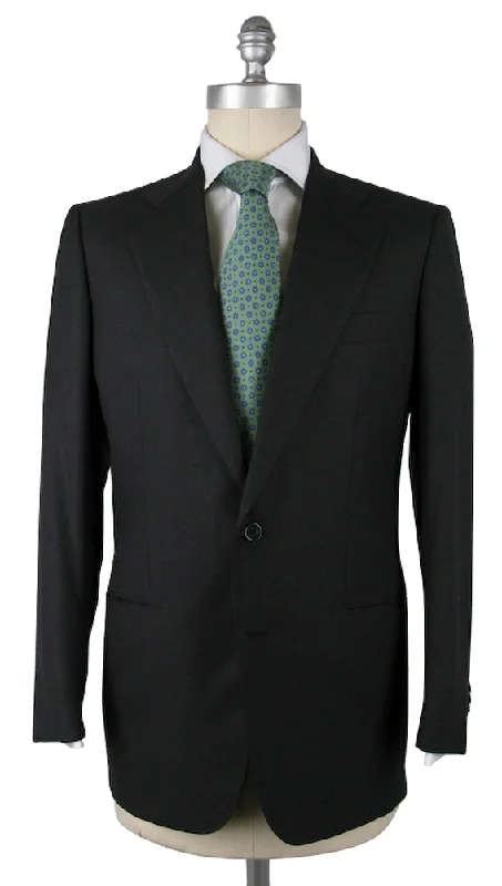 Stylish formal grey suit for men -Kiton Gray Suit - 36 US / 46 EU