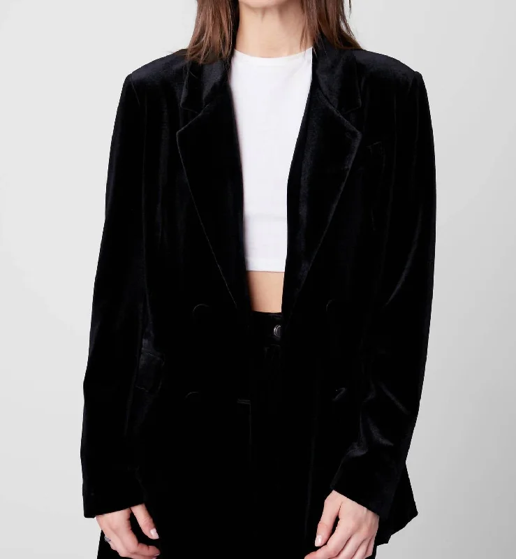 Best tuxedo suit for office events -Last Dance Blazer In Black