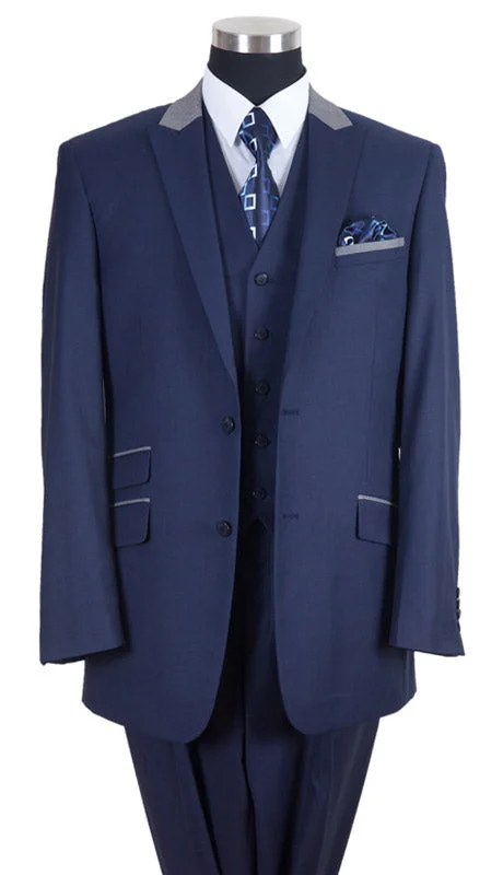 Men's slim fit wool dinner suit -Men's Designer Suit 57023