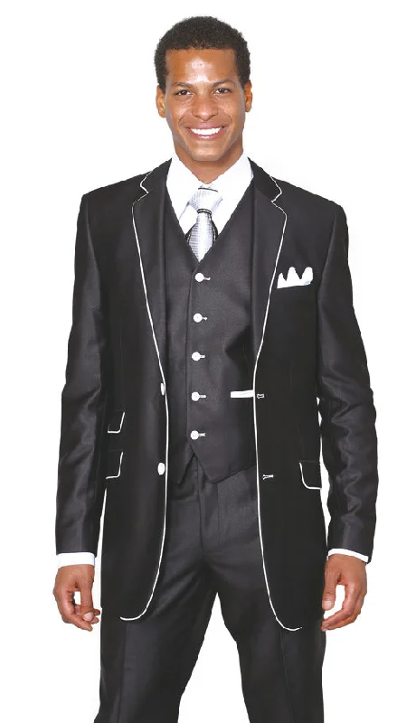 Men's classic wedding tuxedo rental -Men's Designer Suit 5702V1