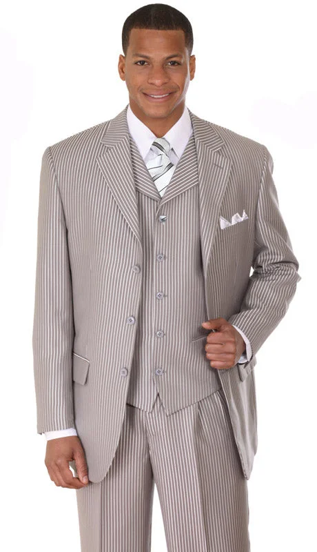 Men's custom tuxedo suit with vest -Men's Designer Suit 5802V5