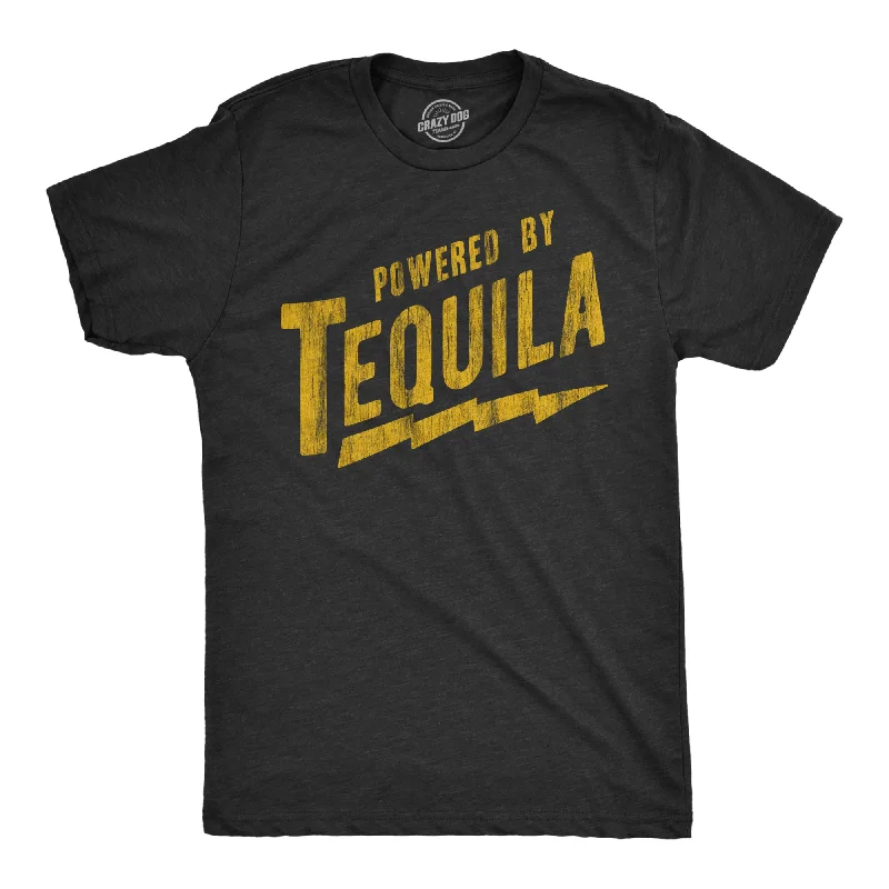 Men’s warm business shirt -Powered By Tequila Men's T Shirt